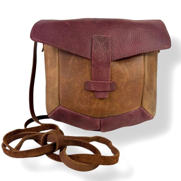 Hide & Drink Prisma Crossbody Bag Bohemian Western Cowgirl Handmade Boho Leather - Picture 5 of 11